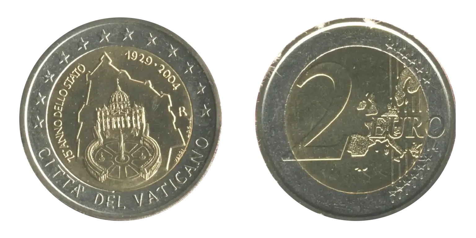Vatican 2 Euro 2004 Coin