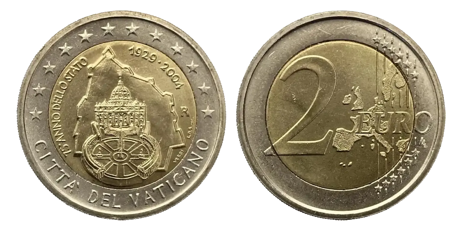 Vatican 2 Euro 2004 Coin